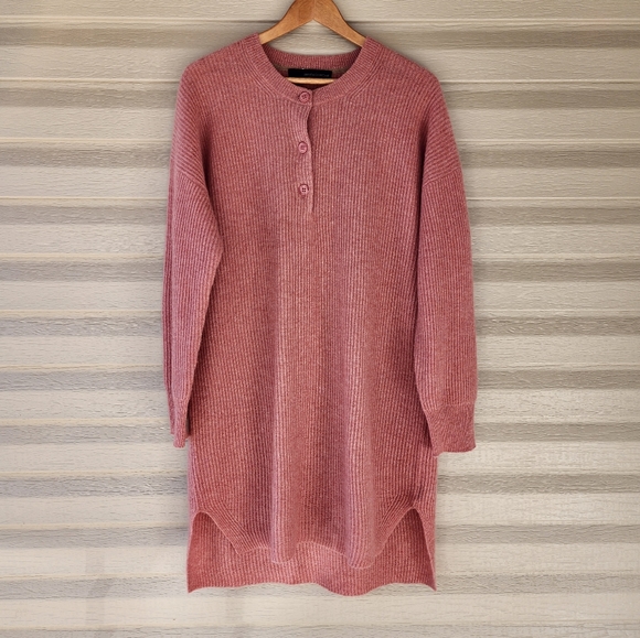 360 Cashmere Dresses & Skirts - Skull Cashmere 360 Cashmere ribbed sweater dress size L
